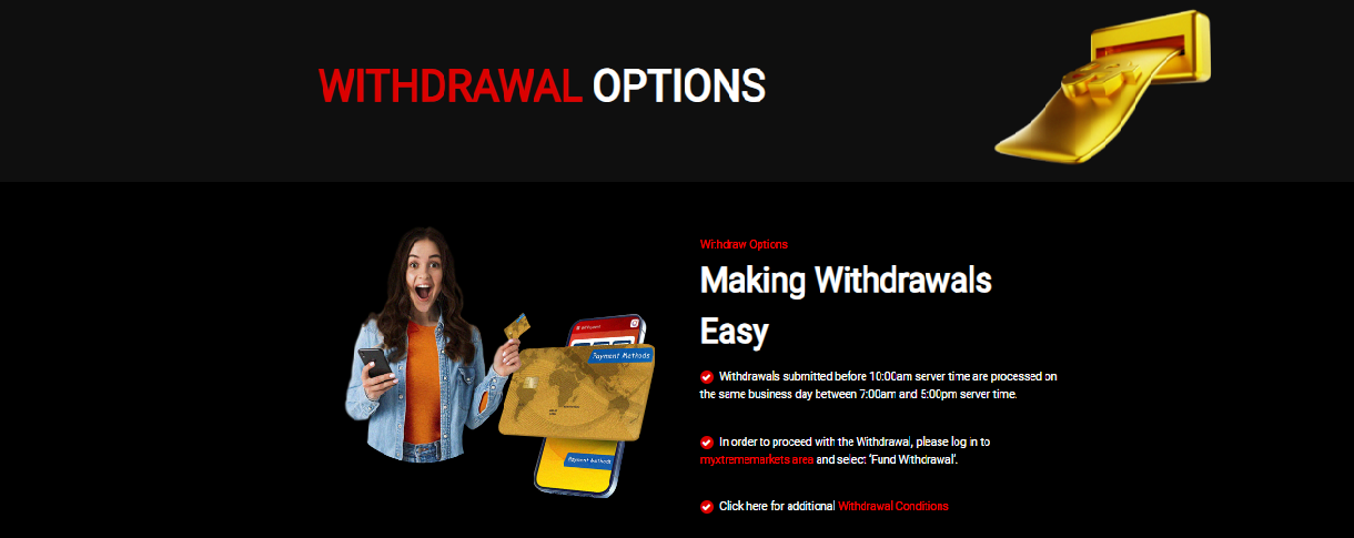 WITHDRAWAL OPTIONS