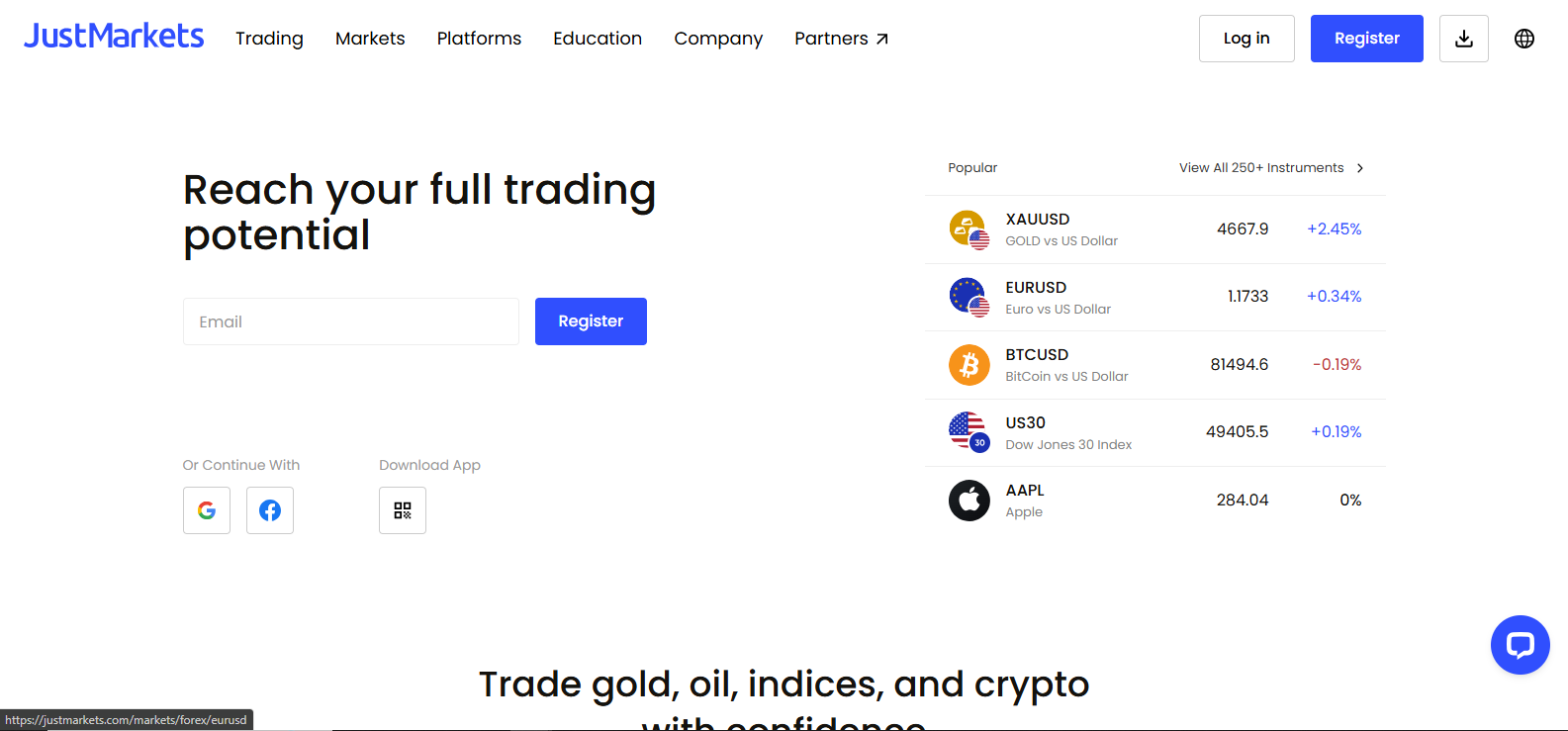 Justmarkets