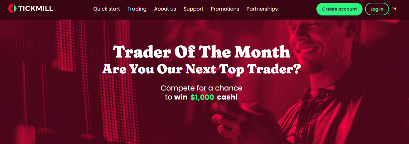 tickmill trader bonus